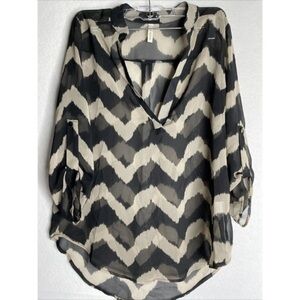 A+ Ellen Patterned Blouse